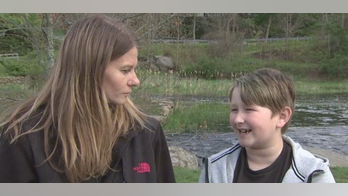 Cub Scout saves choking mom one month after dad's tragic death