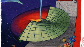 Massive space structures have surprising connection to Quantum mechanics math