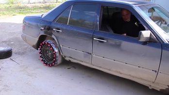 YouTube mechanic makes tire out of Coke bottles