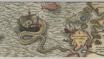 The evolution of sea monsters on medieval maps