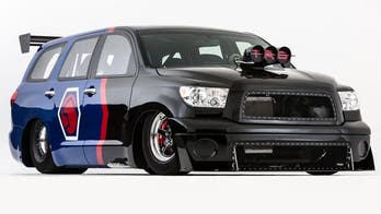 Toyota DragQuoia SUV ready for the strip