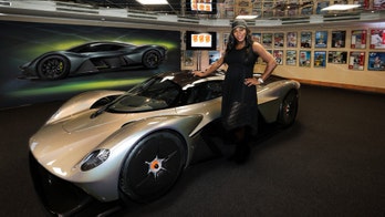 Serena Williams offers a first look at the Aston Martin Valkyrie