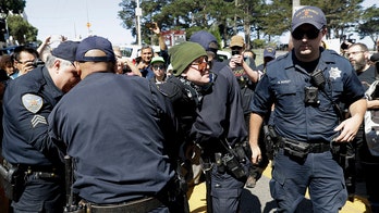 San Francisco shuts down 'Patriot Prayer' rally by walling off city park