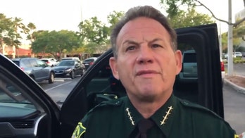 Florida sheriff has heated standoff with reporter while trying to avoid media in wake of Parkland shooting