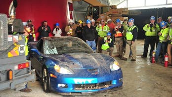 Corvette museum begins recovering cars from sinkhole