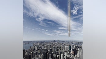 Skyscraper of the future hangs from ... orbiting asteroid?