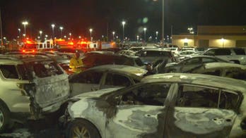 Over 20 cars burned in possible arson attack at Salt Lake City airport