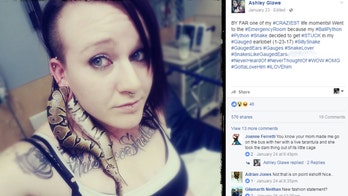 Pet snake gets stuck in woman's stretched earlobe
