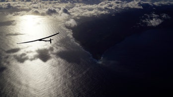 From high above the Pacific, Solar Impulse 2 pilot spreads Earth Day message