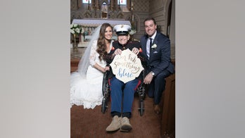 Illinois Marine veteran, 92, is 'something blue' at Missouri wedding