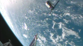 NASA's new commercial supply ship reaches space station