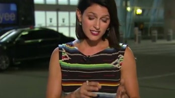 Spider crawls down Fox reporter's arm during live telecast