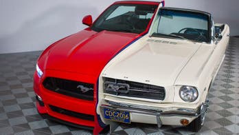 Ford creates "side-by-side" 1965/2015 Mustang display
