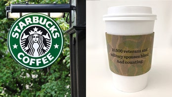 Starbucks releases camo cup sleeves in honor of veteran employees