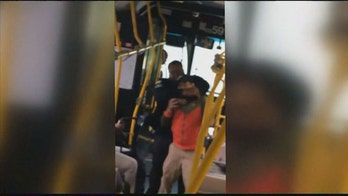 Video shows brawl breaking out on bus after driver reportedly kicks passenger