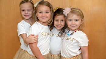 4 little girls who beat cancer reunite at hospital for touching photo