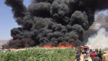 Syrian refugee camp in Lebanon hit by fire, at least 1 dead