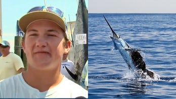South Carolina teen nabs 400-pound marlin during fishing competition