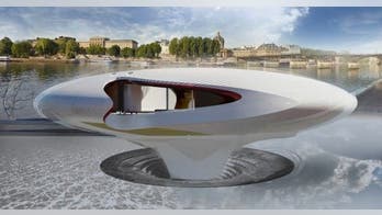 Futuristic champagne bar design could combat flooding in Paris