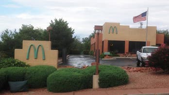 McDonald’s turquoise arches go viral but they were painted 20 years ago