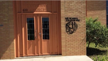 Police investigate Texas churches spray-painted with 'No to wall,' 'Islam or die'
