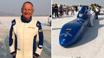 Danny Thompson, 69, sets land speed record in dad's 50-year-old car