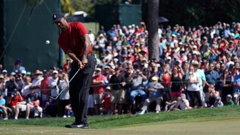 Tiger Woods incredible sand art tribute designed at St. Andrews following car crash
