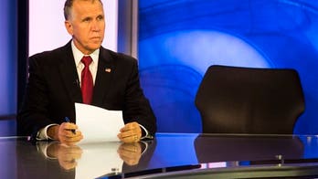 Republican Tillis is lone NC Senate candidate on live program intially billed as debate