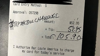 'Tip the Bill Challenge' has diners leaving 100 percent gratuity