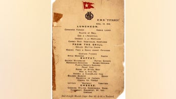 Tongue, brawn but no iceberg lettuce:  What was served at Titanic's last lunch