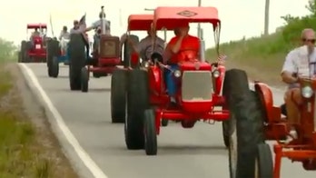 Tractors roll through Missouri town to help veterans struggling with PTSD
