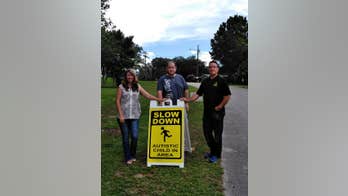 Company creates traffic caution signs for autistic child after dad's plea