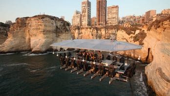 Dinner in the Sky: Thrill seekers eat suspended high above world’s most famous landmarks