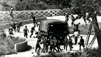 North Korea's rare face-to-face held in 'truce village' where Americans once were murdered