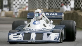 Three six-wheelers getting together at Goodwood