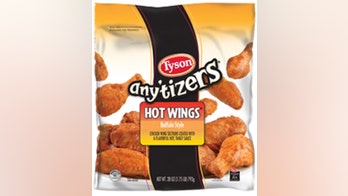 Tyson recalls 52K pounds of cooked chicken wings for possible adulteration