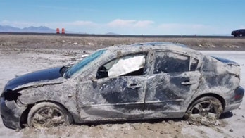 Couple steals car, crashes, then steals cop car in wild Utah salt flat chase