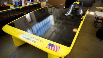University of Michigan unveils asymmetrical sun-powered racing car