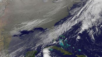 Satellite photo shows frigid arctic air over eastern US