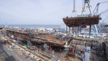 Navy's New Ford-Class Carrier, the USS Kennedy, is now 50 percent built