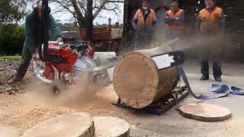Aussies unleash V8-powered chainsaw