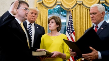 Robert Wilkie sworn in as Trump's new VA secretary