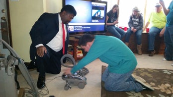 Autistic teen gets his dream birthday gift: vacuum demo