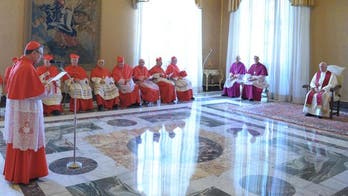 Pope Francis outlines hopes for church reform as meetings with cardinals begin
