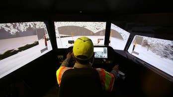 Snowplow simulator offers Southerners rare chance to practice