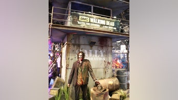 Sneak peek of animatronic zombie on new ‘Walking Dead’ ride