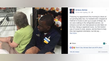 Walmart employee's act of kindness toward ill elderly customer goes viral