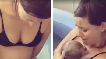 California mom's water birth video goes viral