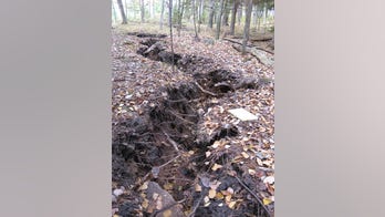 What caused this weird crack to appear in Michigan?