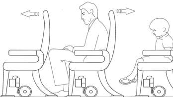End of seat wars? Legroom adjustable seat can be shifted for passenger size